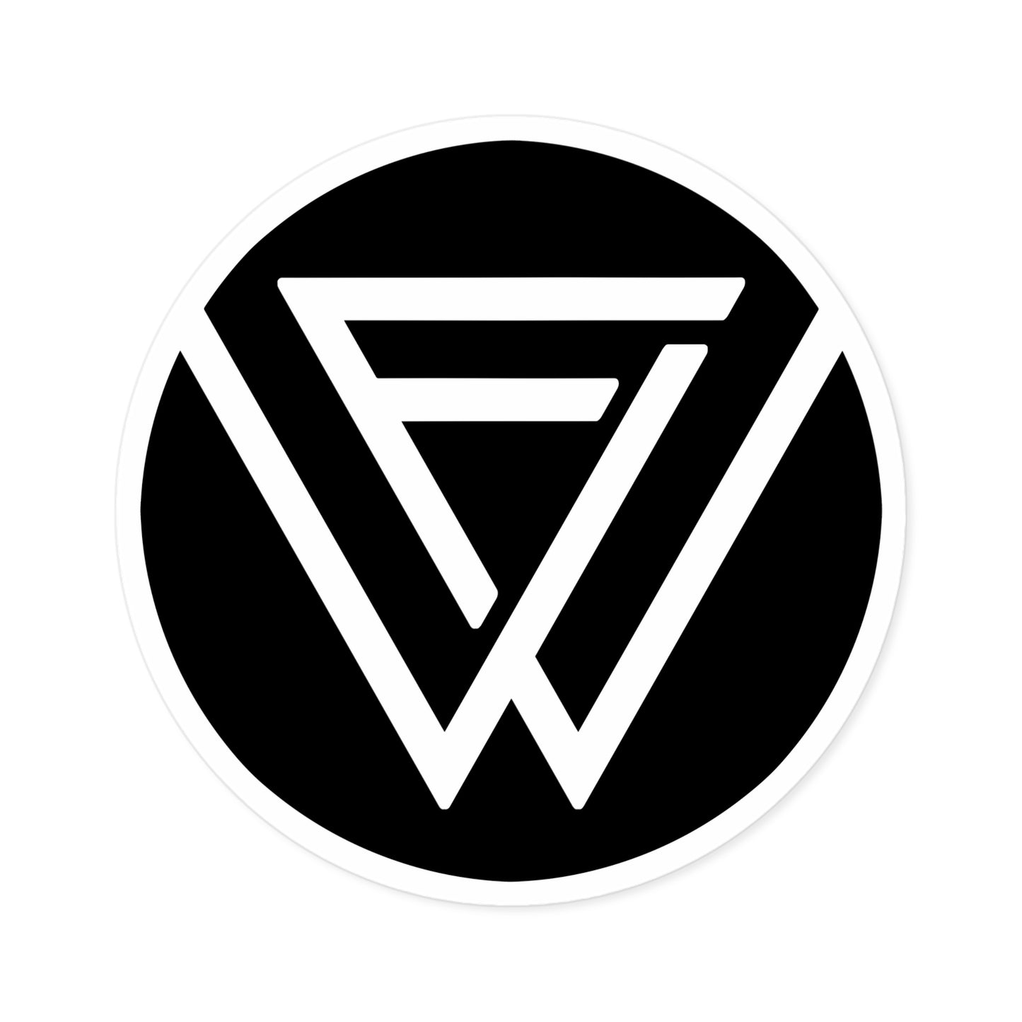 WF Logo Sticker round